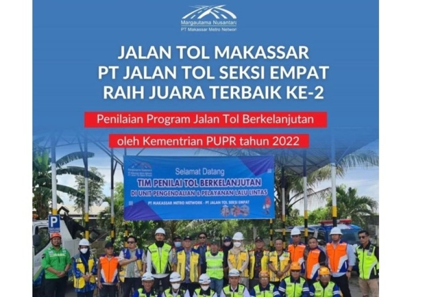 2nd Best Toll Road Award 2nd Best Toll Road Award