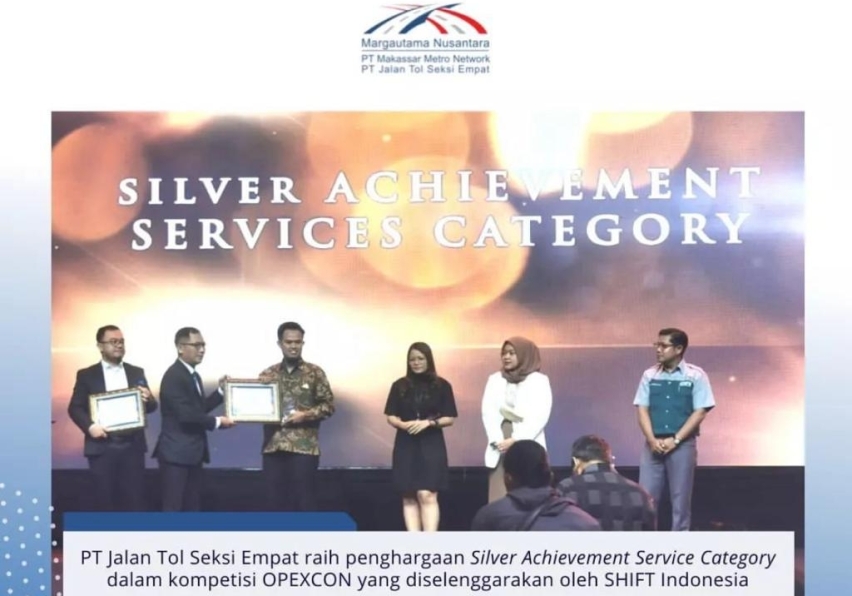 Silver Medal Award for Service Category